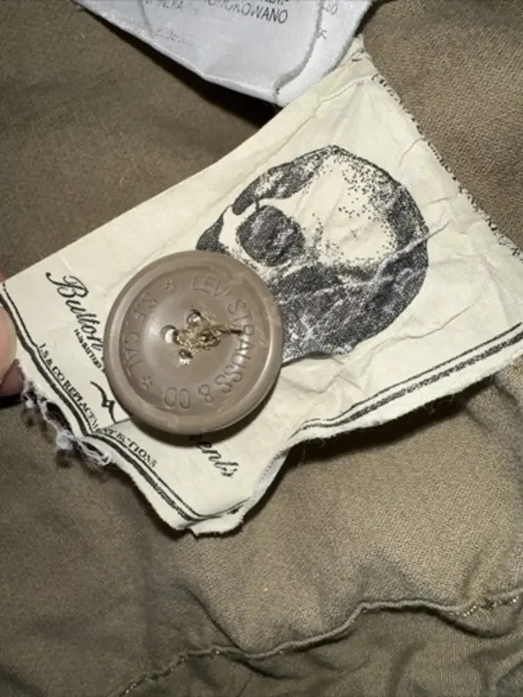 HTF Levi’s Commuter Jacket Hidden Pockets Nylon‎ Hood Khaki (see Measurements)
